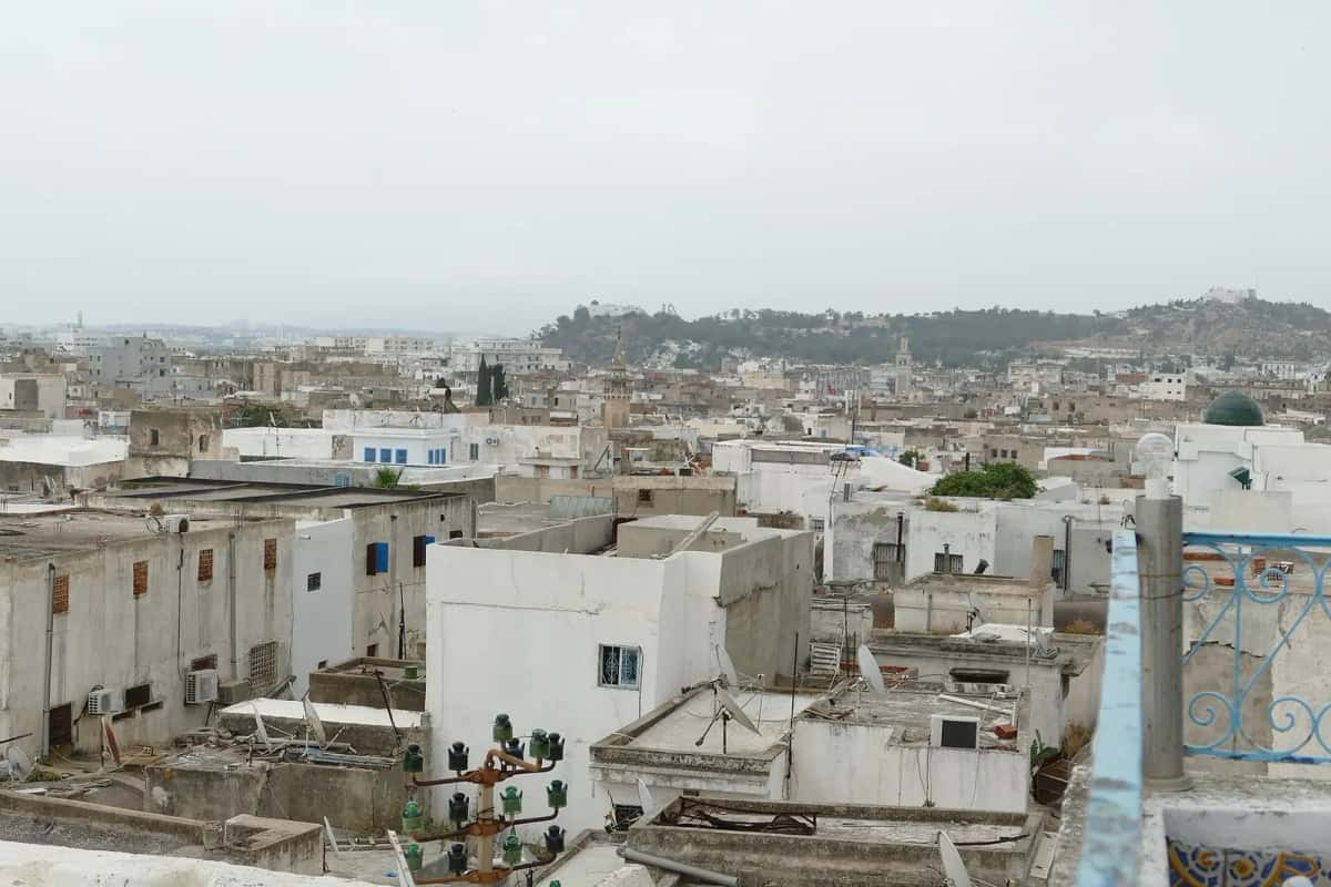 Les toits et minarets de la médina de Tunis